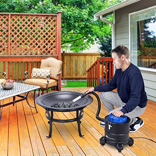 1200W Ash Vacuum Cleaner, 5 Gallon Ash Vacuum Collector with Blow