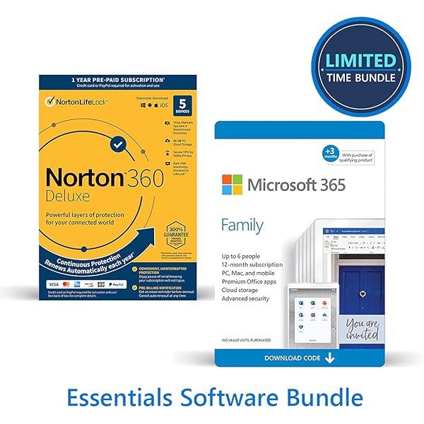 Amazon.com: Norton 360 Deluxe 2022 | Antivirus software for 5 ...