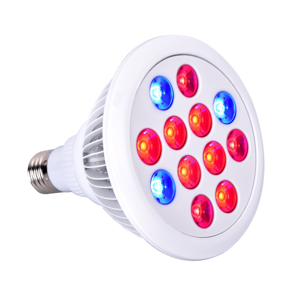 Led Grow Lights Bulb, Grow Lights for Indoor Plants, Grow Lamp for Hydroponics Greenhouse Organic, Plant Lights (E26 24w) …