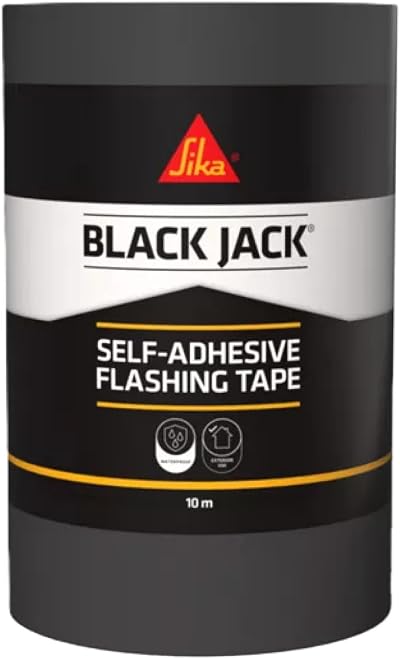 Everbuild Black Jack Strong Self Adhesive Flashing Tape Natural Lead-Look 450mm