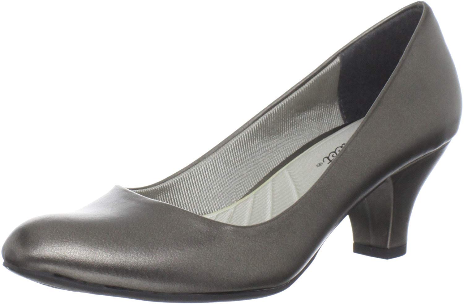Easy Street Women’s Fabulous Pump,Pewter,7 WW US