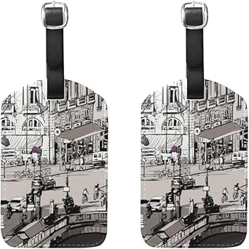 chic luggage tags