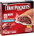 Hot Pockets, Barbecue Sauce with Beef Steak, 2 sandwiches, 9 oz (Frozen)