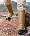 Razer Snake Gaiters for Hiking and Hunting - Snake Bite Protection Guards for Lower Legs with Storage Bag, Heavy Duty, Adjustable, Lightweight Design fits Men and Women - Lab Tested in USA (Tan)