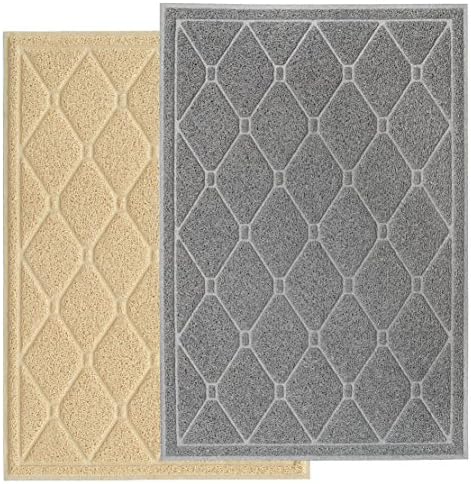 Pet Pagoda Premium Quality Extra Large Litter Trapping Mat for Scatter Control Featuring Durability, Comfort, Water & Urine Resistant & Easy Cleaning with Unique Attractive Design