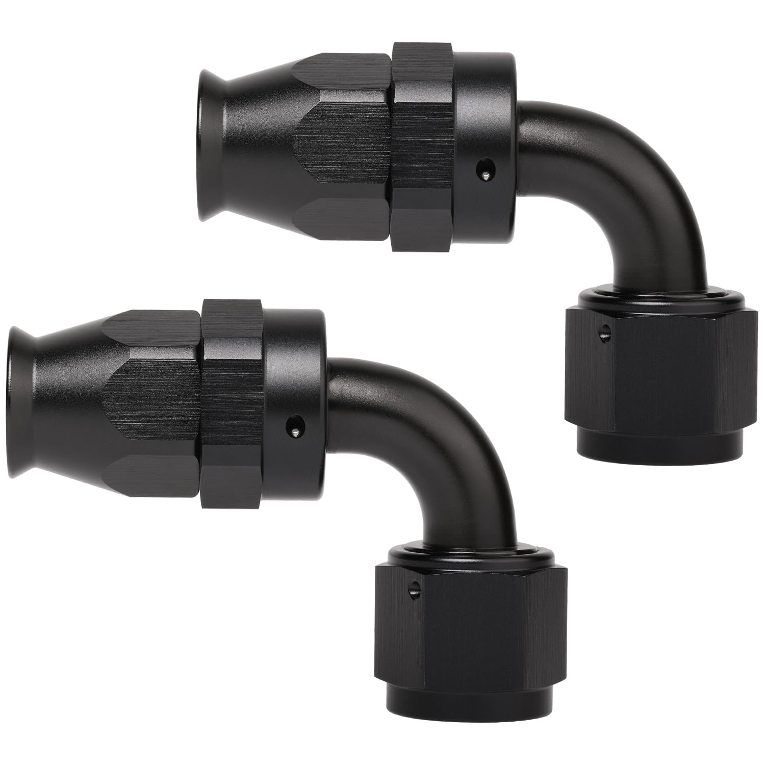Podavelle 8AN PTFE Hose End Fitting 90 Degree Elbow