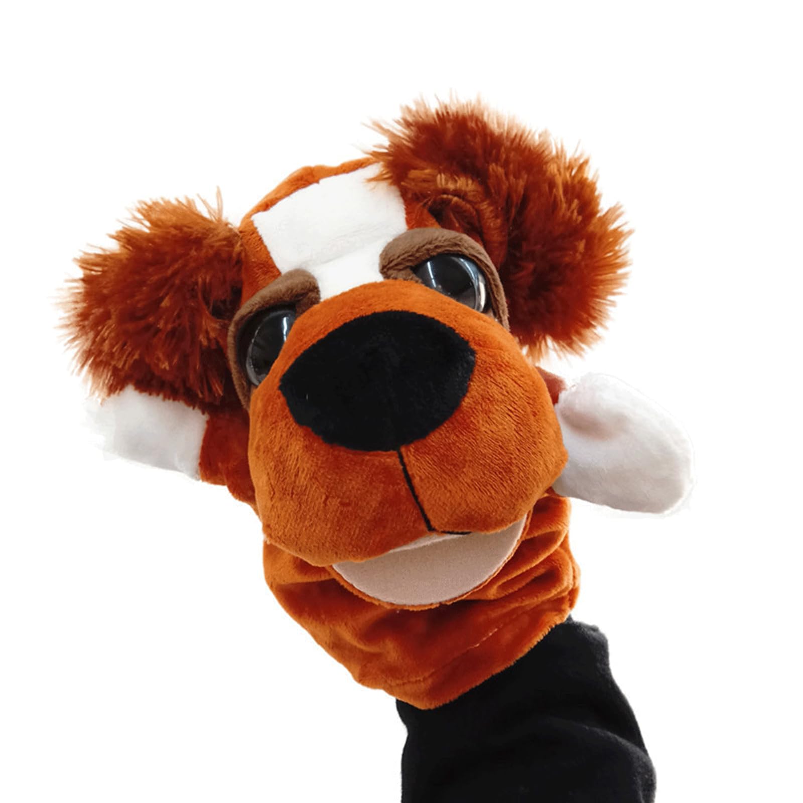 Dog Shark Hand Puppets for Kids,Soft Plush Hand Puppets Working Mouth for Role Play Kids Adults Birthday Christmas (dog)