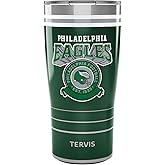 Tervis Traveler NFL Philadelphia Eagles - Vintage Triple Walled Insulated Tumbler Travel Cup Keeps Drinks Cold & Hot, 20oz, Stainless Steel