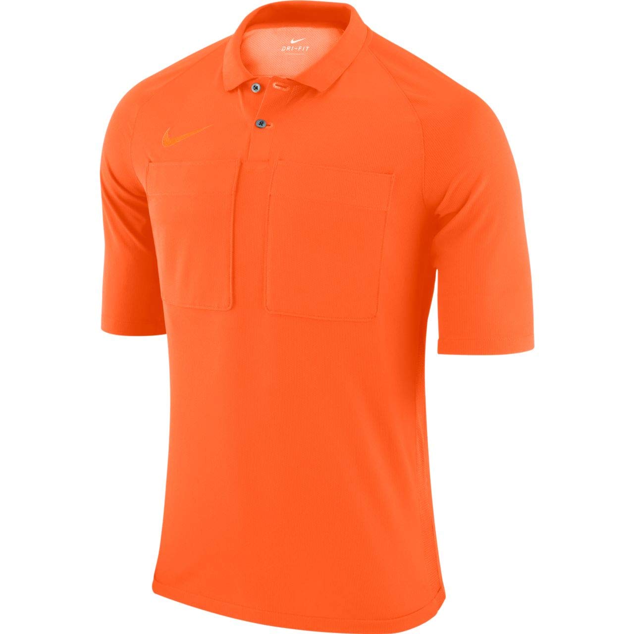 Nike Men's Dry Referee Top S/S Referee Jersey, Mens, AA0735-819, Safety Orange/Total Orange/Safety Orange, XS