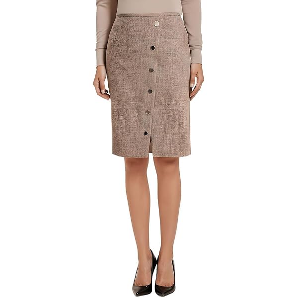 Kasper Suit Separates Kasper Women's Pull On Pencil Skirt, Dark