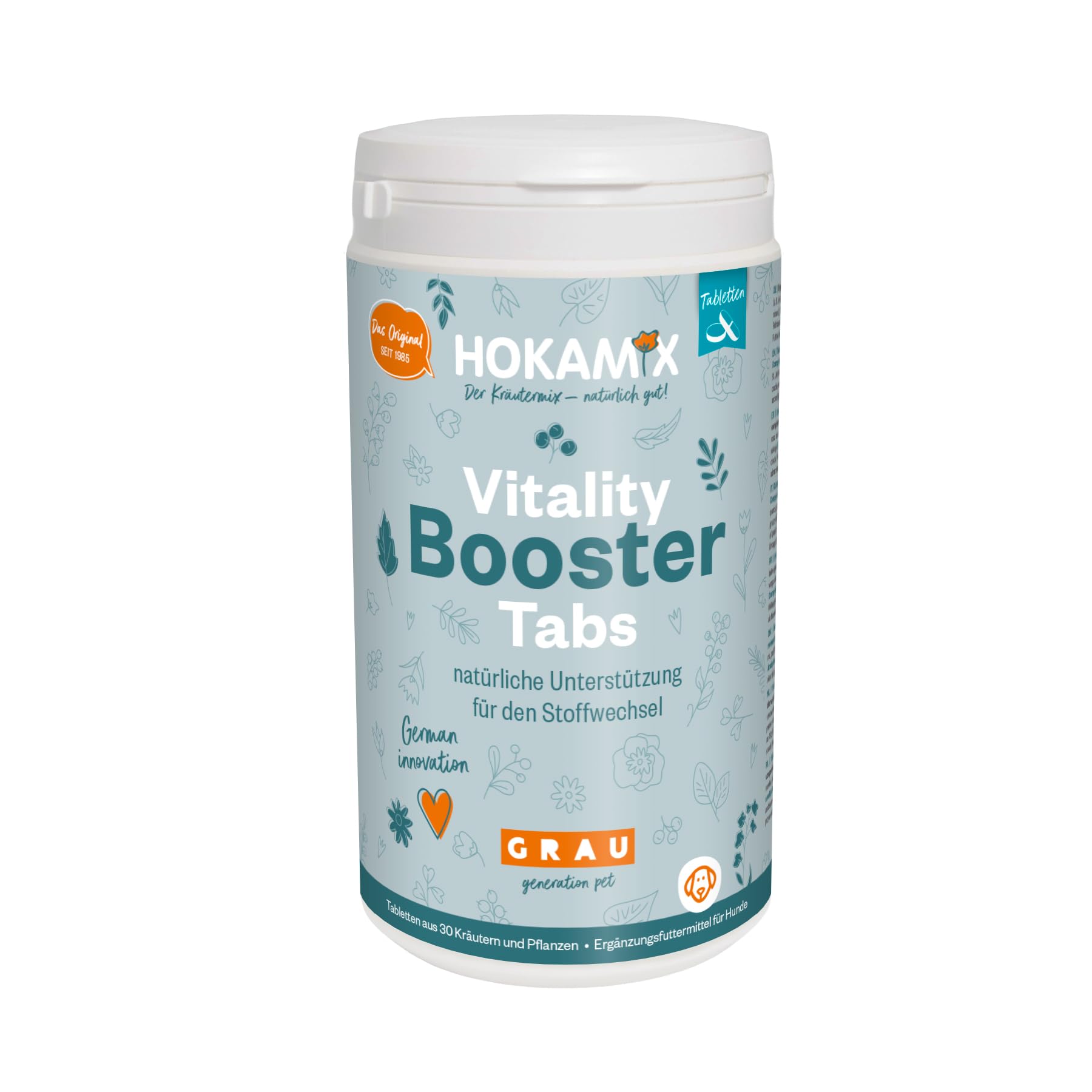 GRAU - the original - Hokamix Vitality Booster Tabs, pack of 1 (1 x 400 pieces), supplementary food for dogs
