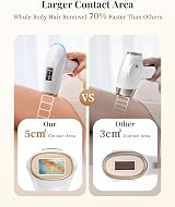 Haarlosy 3-in-1 IPL Laser Hair Removal Device for Home Use - Gold view 3
