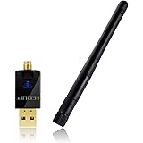 USB WiFi Adapter AC600Mbps with Wi-Fi Antenna for Laptop Desktop PC,Dual Band 5.8G/2.4Ghz Wireless Network Adapters Compatibl