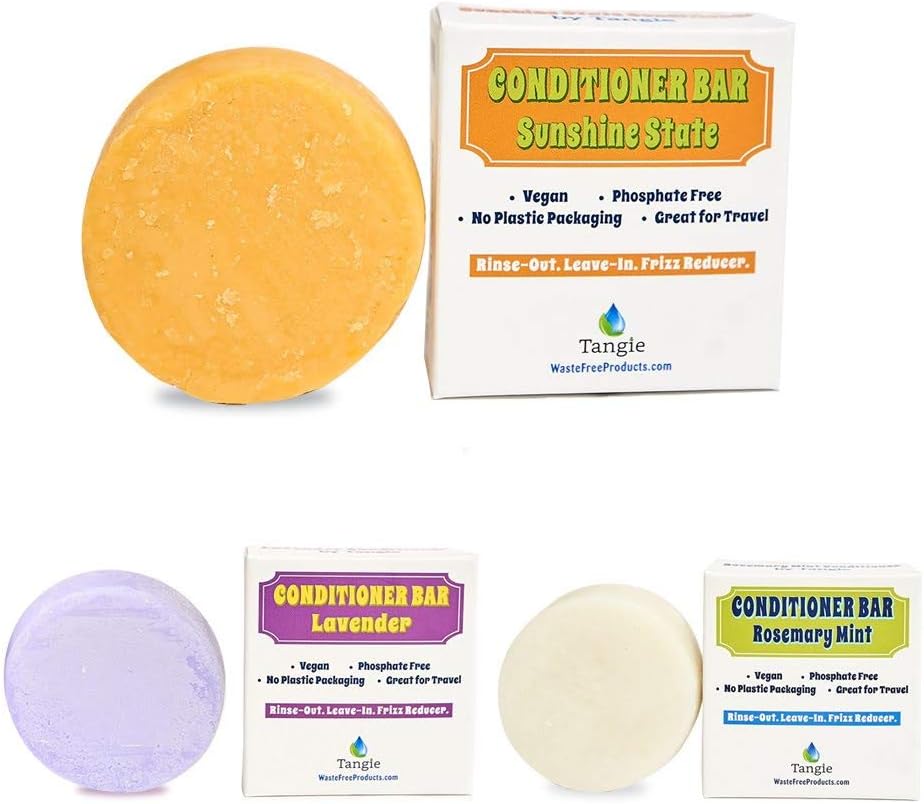 Tangie - Citrus Conditioner Bar | Enriched With Vitamin-C, 100% Sulfate-Free, No Synthetic Fragrance