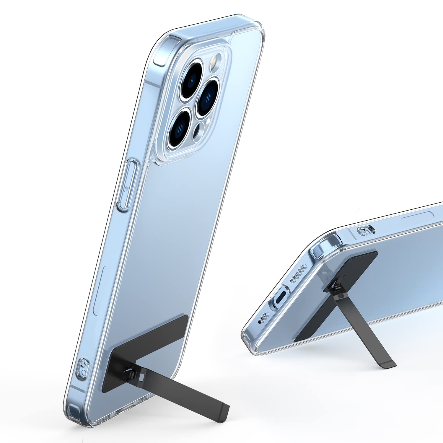 OUTXE 3 Pack Ultra-Thin Kickstand for Cell Phone Case, Horizontal/Vertical Desk Stand Holder Accessories for iPhone 15/14/13/12/11 Mini Plus Pro Max, Galaxy S24 -Black in Dubai - UAE | Whizz iPhone Accessories OUTXE 3 Pack Ultra-Thin Kickstand for Cell Phone Case, Horizontal/Vertical Desk Stand Holder Accessories for iPhone 15/14/13/12/11 Mini Plus Pro Max, Galaxy S24 -Black in Dubai - UAE | Whizz iPhone Accessories