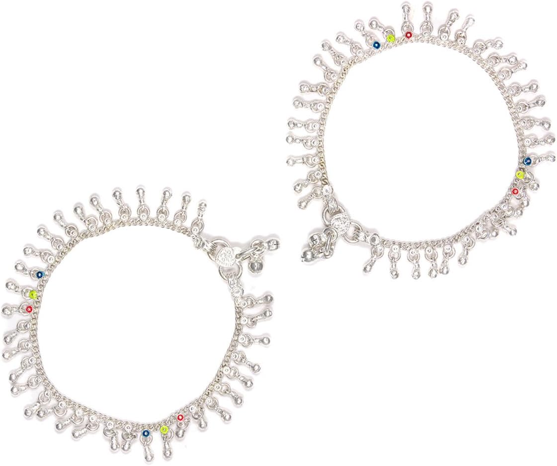 Womens Trendz Silver Plated CHANDRAMUKHI payal