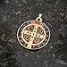 IntercessionTM Saint Benedict Color Medal (Golden - Extra Large - 1-3/4 Inches)