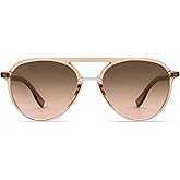 SOJOS Retro Aviator Polarized Sunglasses for Women Men Double Bridge Ladies Shades