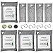 TINGGAOLI Activated Charcoal Odor Absorber Air Purifier Bags (8 Pack & 4 Hooks | 200g4 & 50g4) Car Air Freshener Pet Odor Eliminator, Function Well as Shoe Odor Eliminator or Closet Deodorizer