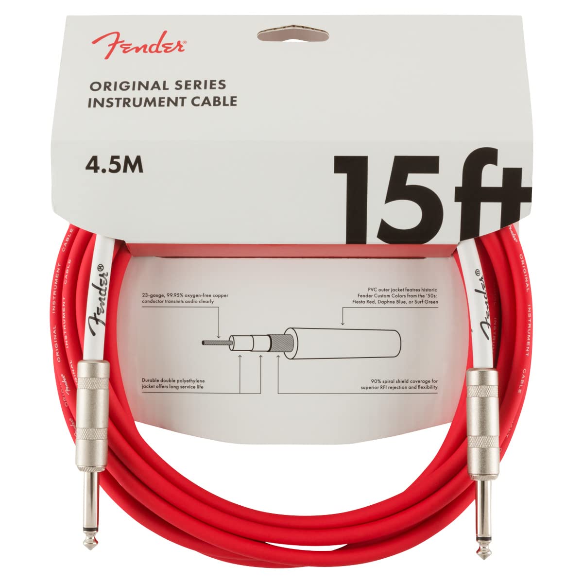 Fender ORIGINAL 15 INST CABLE FRD