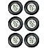 JEDEW 6 Pack Hygrometer Thermometer Digital Humidity Meter Indoor/Outdoor Humidity Monitor Reptile Thermometer for Greenhouse