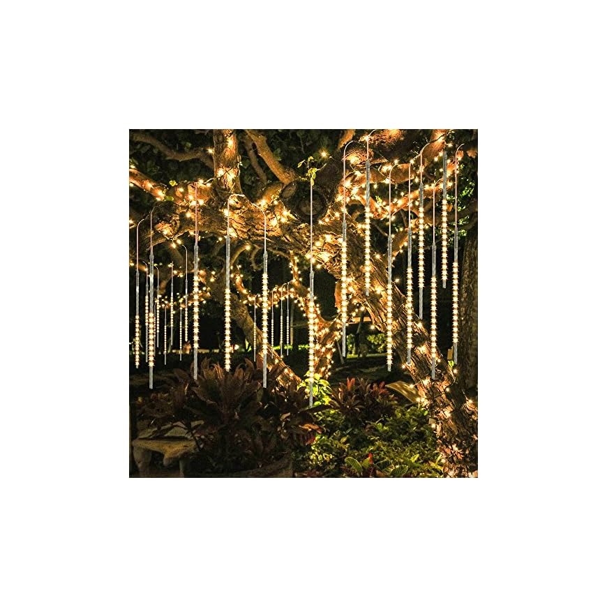 BlueFire Upgraded 50cm 10 Tubes 540 LED Meteor Shower Rain Lights, Drop