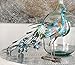 Deco 79 Metal Peacock Decorative Garden Sculpture Indoor Outdoor Garden Statue with Crystal Accents, Outdoor Sculpture 31