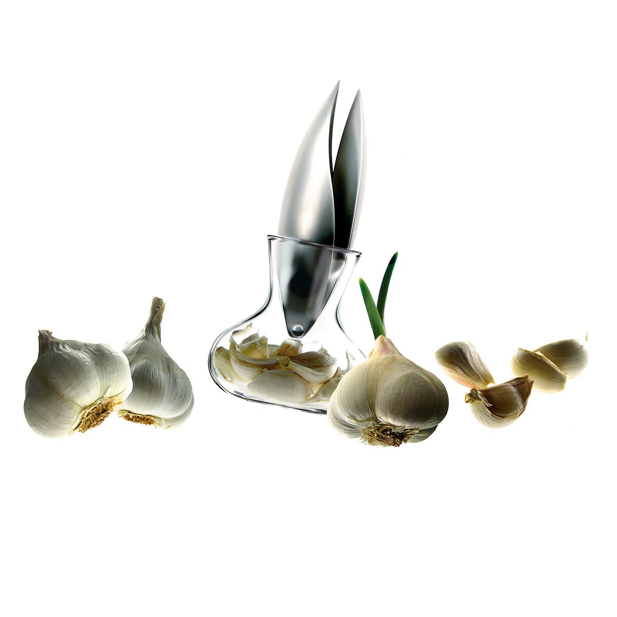 Eva Solo Stainless Steel Easy Clean Garlic Press & Jar