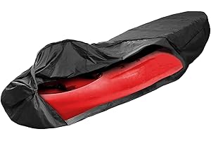 Kayak Covers for Outdoor Storage, Waterproof Kayak Storage Cover with Side Zipper, Portable Protector Dust-Proof Boat Accesso