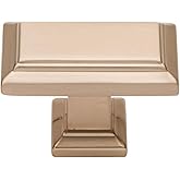 Atlas Homewares 290-CM Sutton Place 1.42" Rectangle Novelty Knob Finish: Champagne