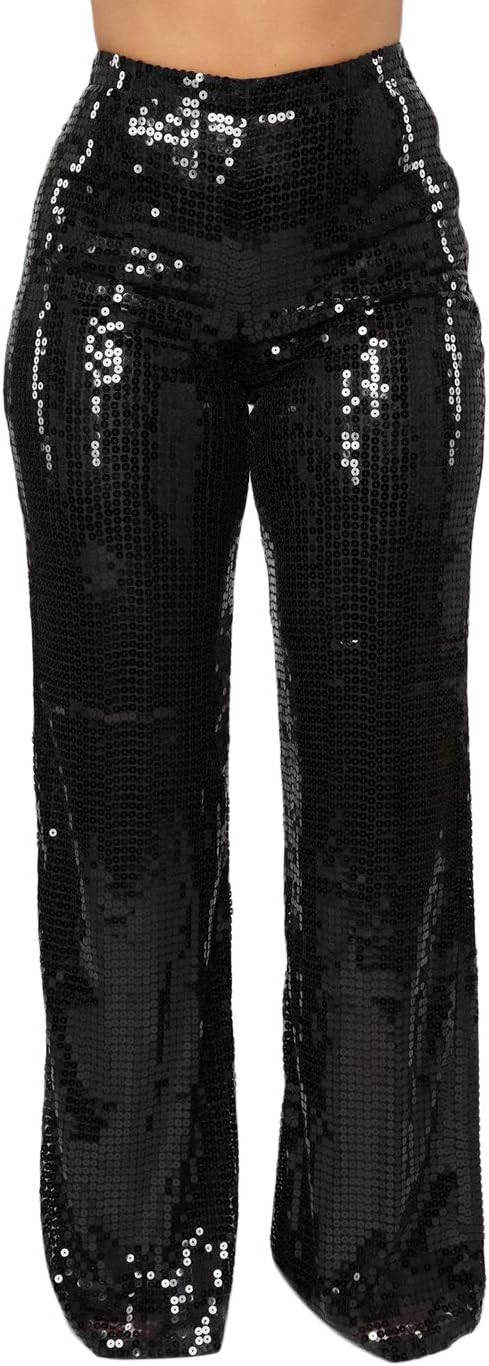 Women's All Occasions Paper Bag Waist Pants Trousers with Tie Pockets