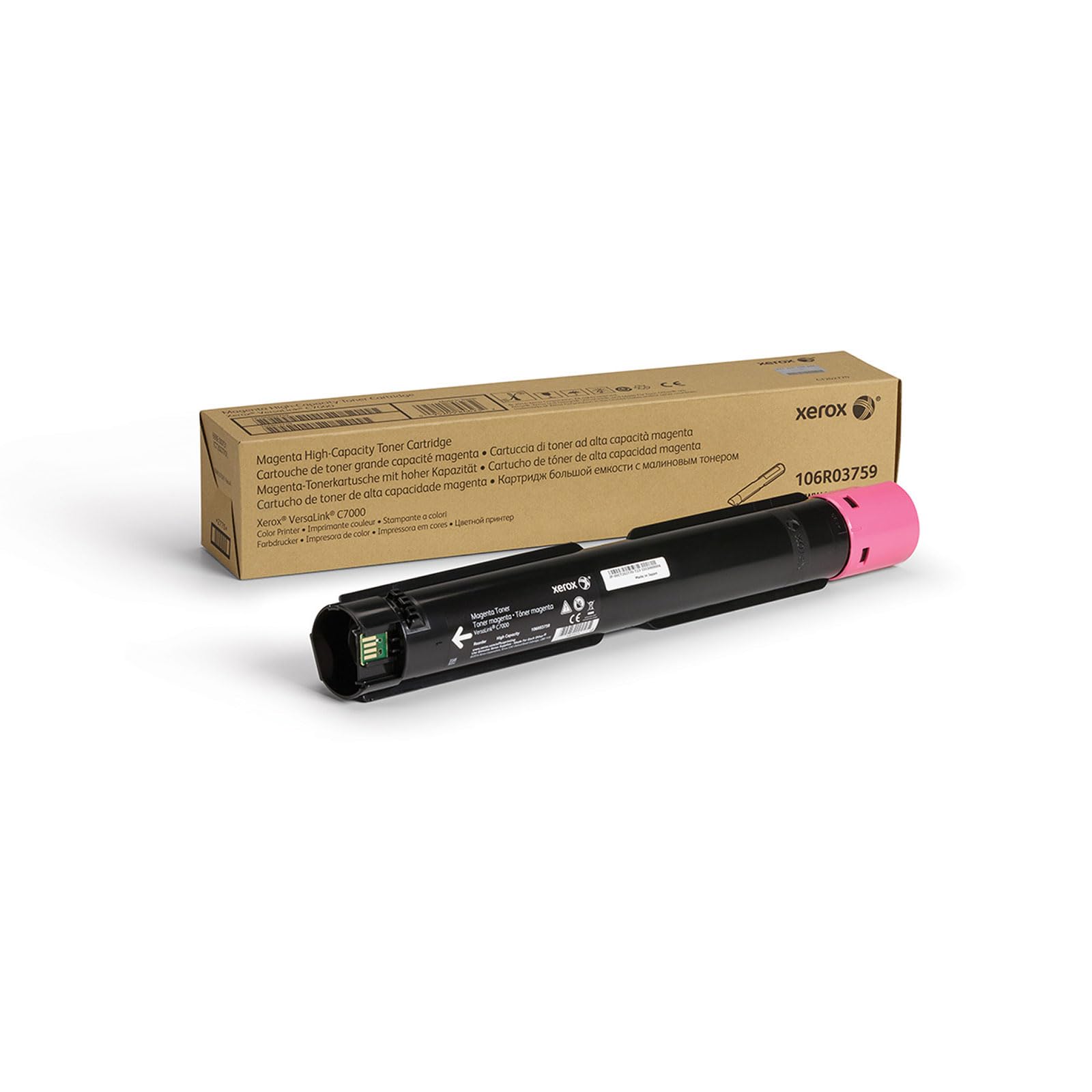 Xerox Genuine VersaLink C7000 Magenta High Capacity Toner Cartridge (10,100 Pages) - 106R03759