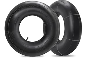 SIMEIQI 18x8.50-8 18x9.50-8 Lawn Mowers Tubes with TR13 Straight Valve Stem,Heavy Duty Replacement Inner Tubes for Garden Trailer Tractor Golf Cart