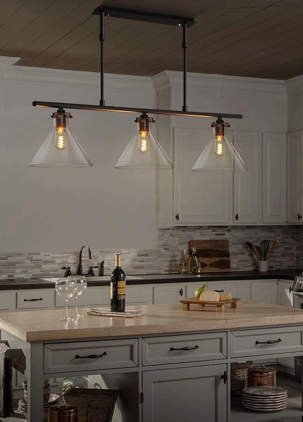 Aaedrag E27 Suspensión de techo Iluminación Industrial 3-luces de