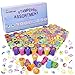 100Pcs Assorted Stamps All in One Box Including 100 Different Designs for Kids Easter Egg Fillers, Easter Basket Stuffers, Easter Egg Stuffers