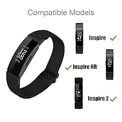 3-Pack Elastic Nylon Bands Compatible with Fitbit