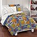 Dream Factory Dinosaur Blocks Ultra Soft Microfiber Boys Comforter Set, Blue, Full