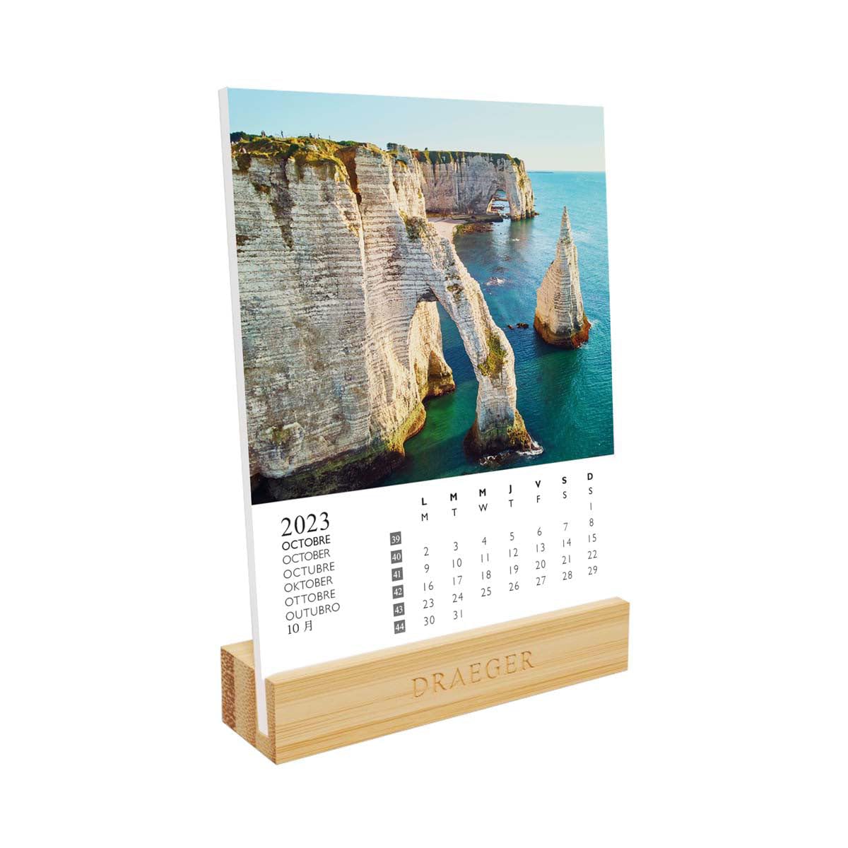 Draeger Paris France 2023 Pedestal Calendar