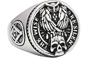 ZMY Home 2023 Skull Ring Cool Evil Death Punk Rock Stainless Steel Rings Aly Style Jewelry