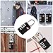 TSA approved Luggage Lock(2 packs),Disveo Resettable 4-digit Combo Combination Padlock Travel Lock for Suitcases