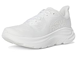 Hoka Women's Clifton 10 Sneaker, White/White, 6.5