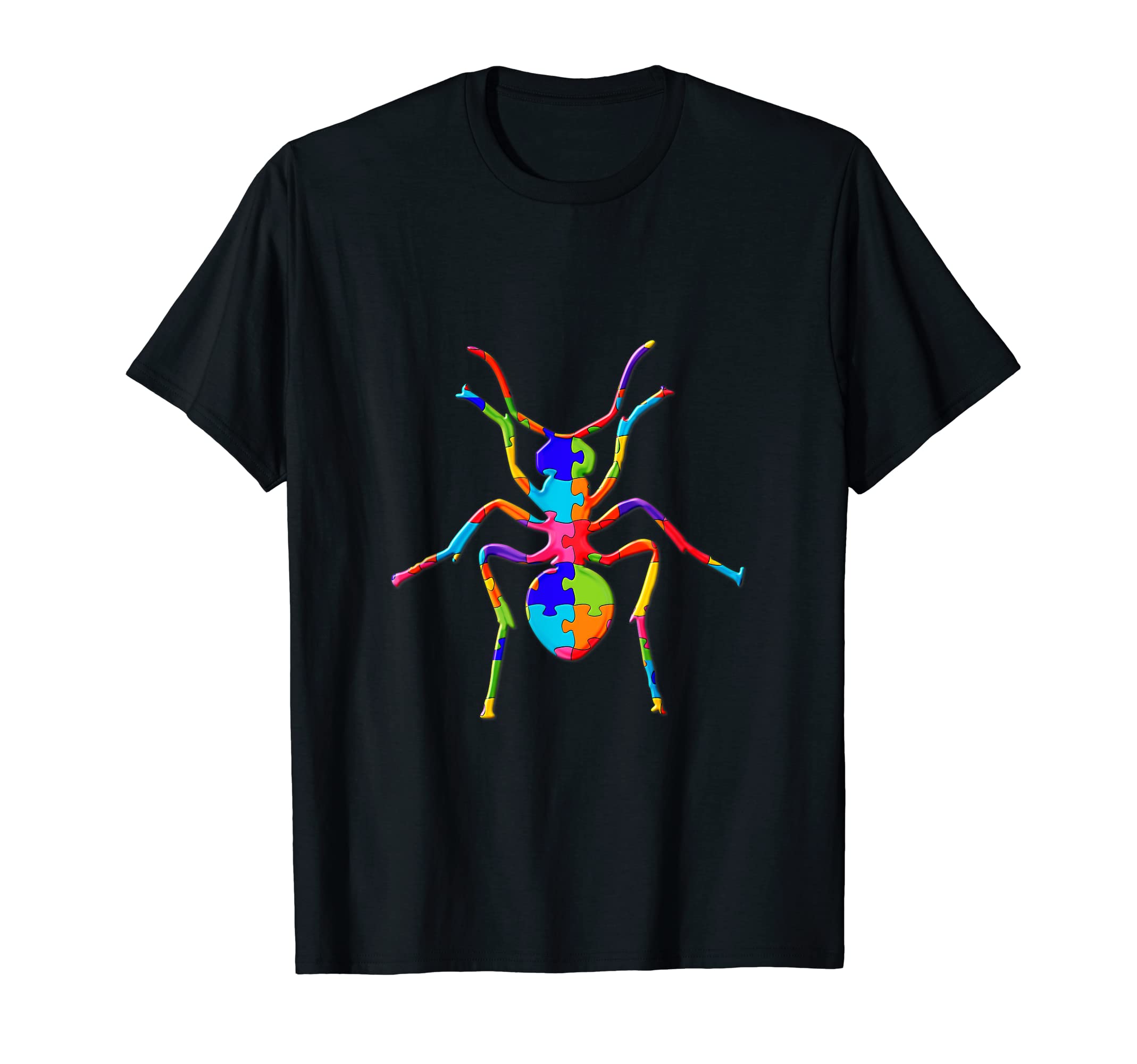 Ant insect Jigsaw Autism Puzzle T-Shirt