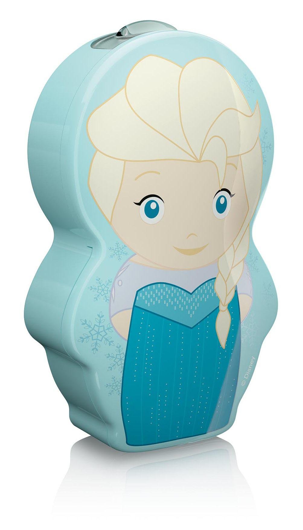Philips Disney Frozen Princess Elsa Children's Night Light and Flashlight (1 x 0.3 W, Integrated LED)