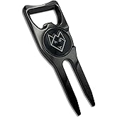 Wolf Golf Towels Divot Repair Tool | 5-in-1 Premium Divot Tool with Ball Marker | Golf Gifts for Men &amp; Women | Golf Accessories for Men &amp; Women