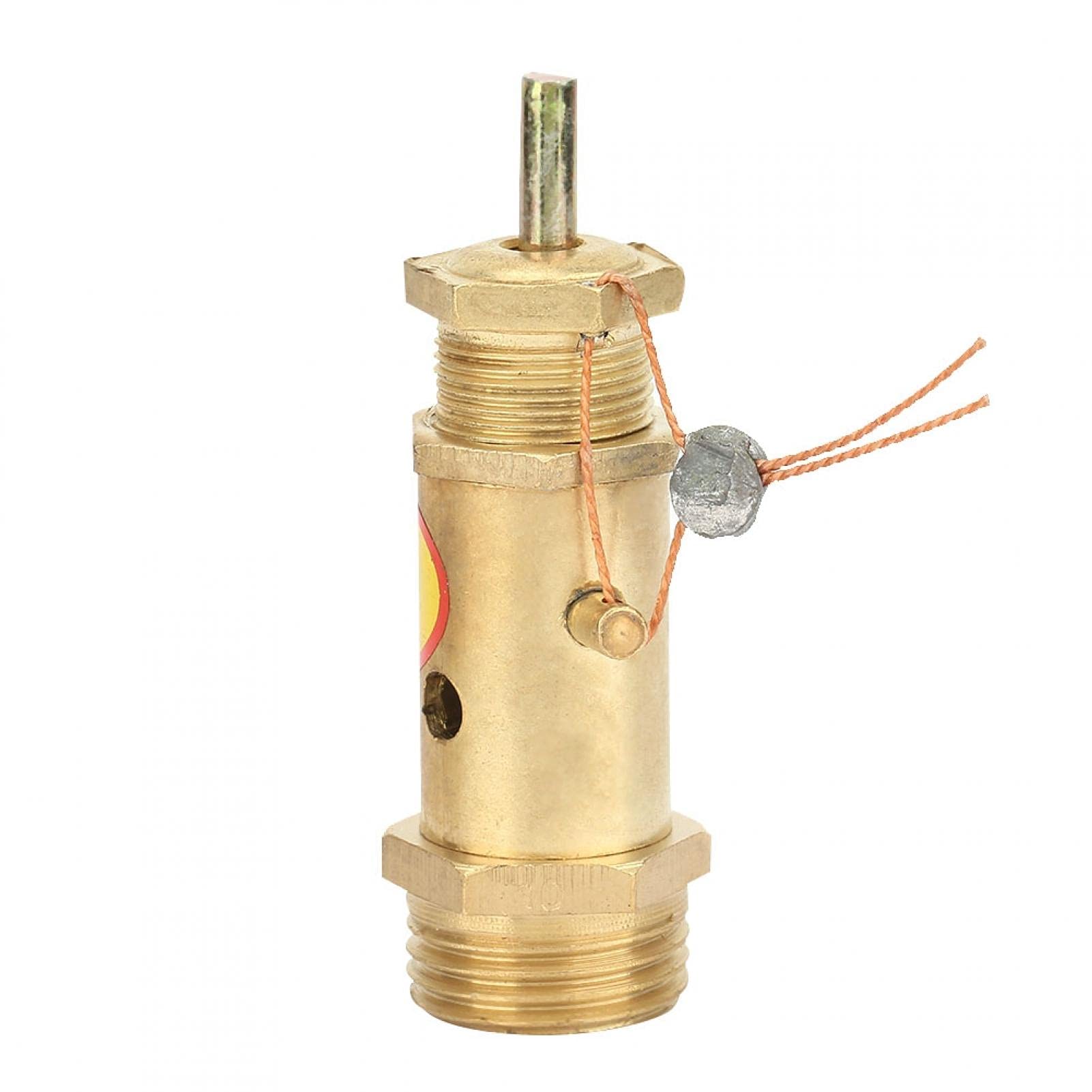 Air Compressor Valve, G1/2 Air Compressor Safety Release Pressure Valve Brass for Boiler Steam Generator(10KG)