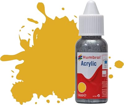 Humbrol Model Paint DB0016 No 16 Gold Metallic 14ml Acrylic