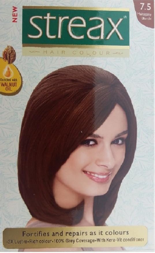 Buy Streax Mahogany Blonde 7 5 Hair Color Mahogany Blonde 7 5