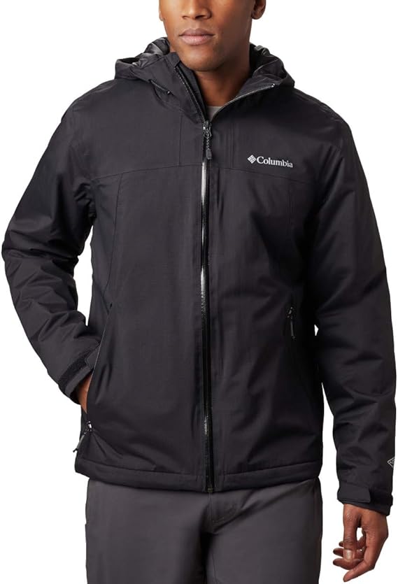 columbia men's top pine insulated rain jacket