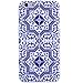 iPhone 6 Case, iPhone 6s Case,VIVIBIN Cute Blue Morocco Pattern for Women Girls Clear Bumper Best Protective Soft Silicone Rubber Glossy TPU Cover Slim Fit Best Phone Case for iPhone 6/iPhone 6s