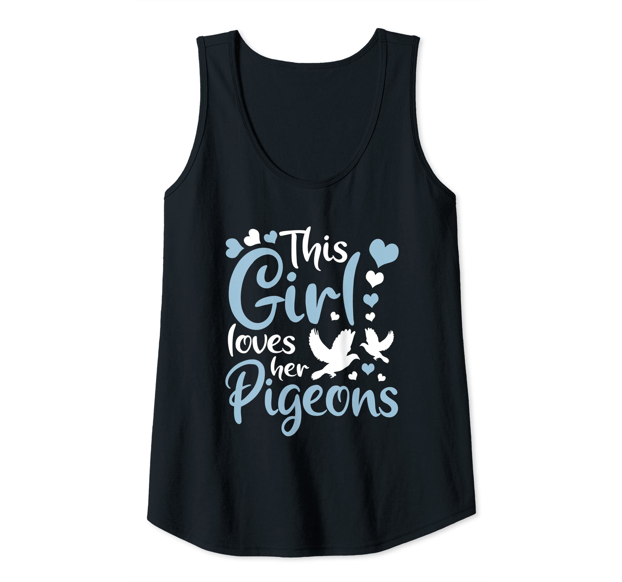 Womens Pigeon Fancier This Girl Loves Her Pigeons Pigeon Breeder Tank Top